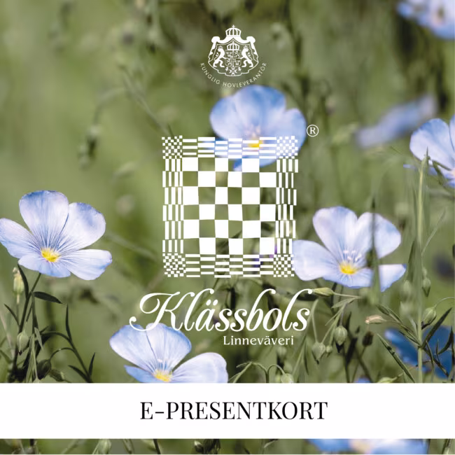 E-gift card-klässbol&#39;s linen weaving
