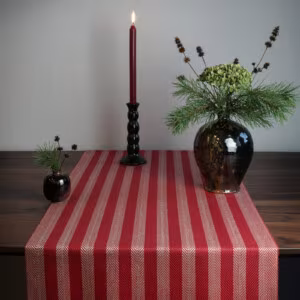 Produktbild-julglod-bordslopare-rod-klassbols-linnevaveri