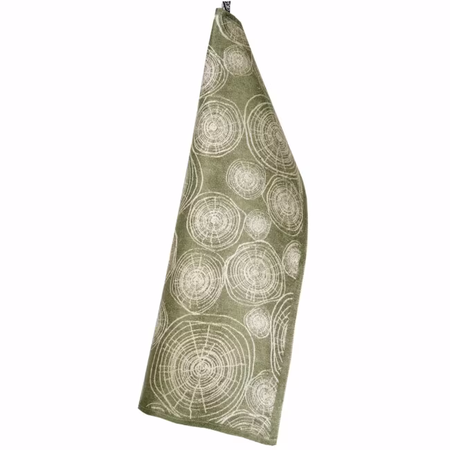 Timmervälta 50x70 cm green sand linen towel dresser designer Hanna Bredberg