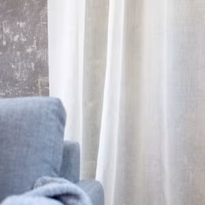 Åsen linne gardin Klässbols Linneväveri Lena Bergström