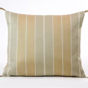 Bolster linnekudde bredrand sand Klässbols Linneväveri design Lena Rahoult fram