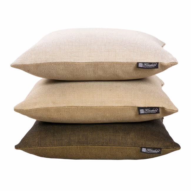 Demi cushion 100% linen Klässbols Linneväveri Lena Bergström olive green