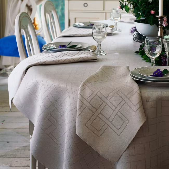 Flätan linen napkin Klässbols Linneväveri Peter Condu