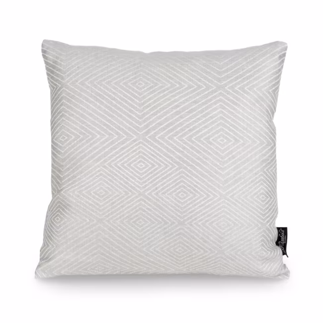 Gåsöga pillow 100% linen Klässbols Linneväveri Margot Barolo Ulrika Mårtensson silver gray