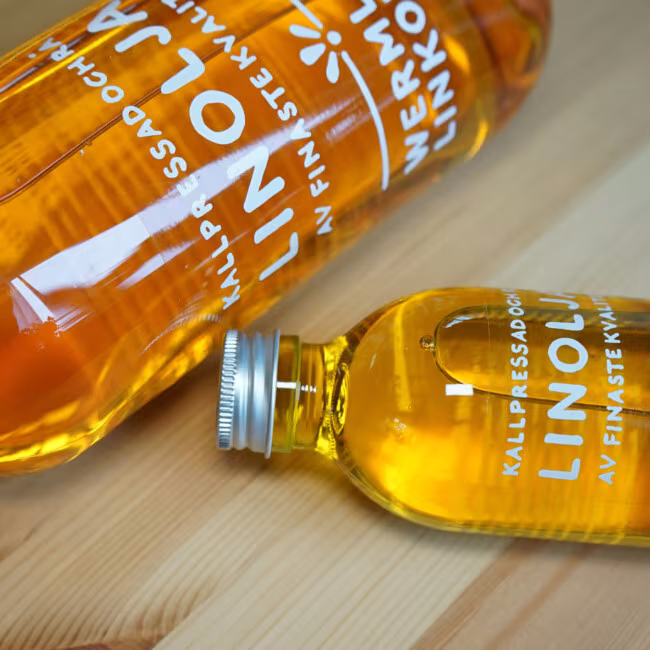 Linseed oil from Wermland Linkompani