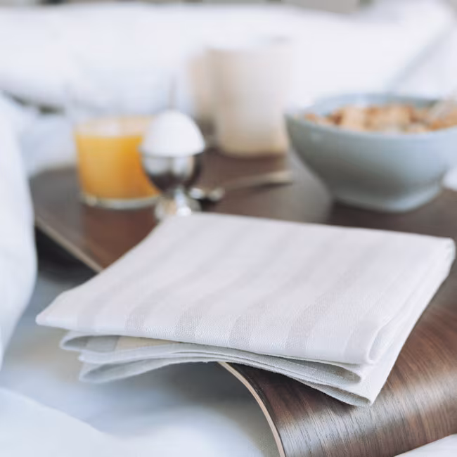 Linus linen towel Klässbols Linneväveri Peter Condu silver