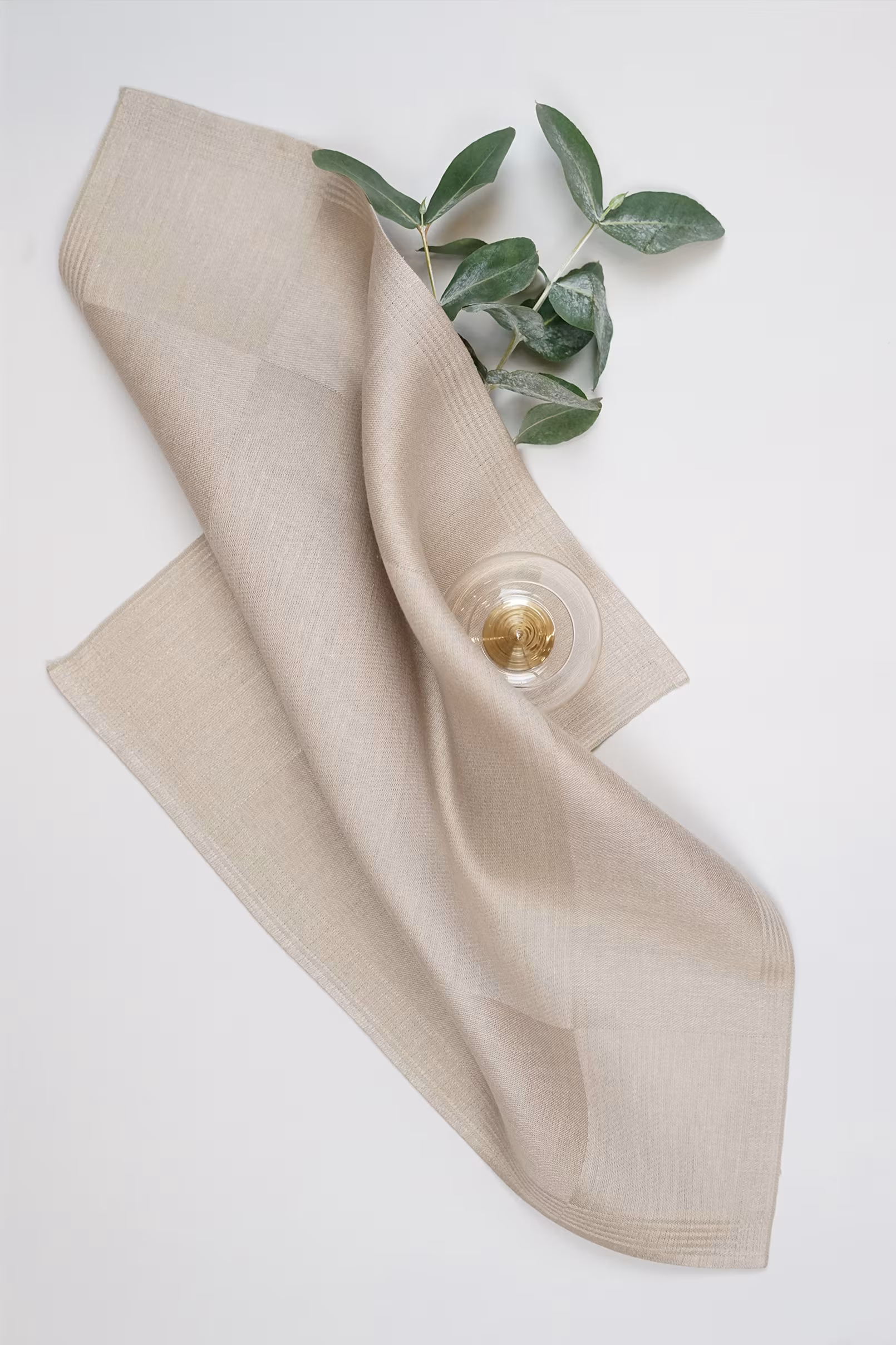 nobel napkin sand classbols linen vaveri product image