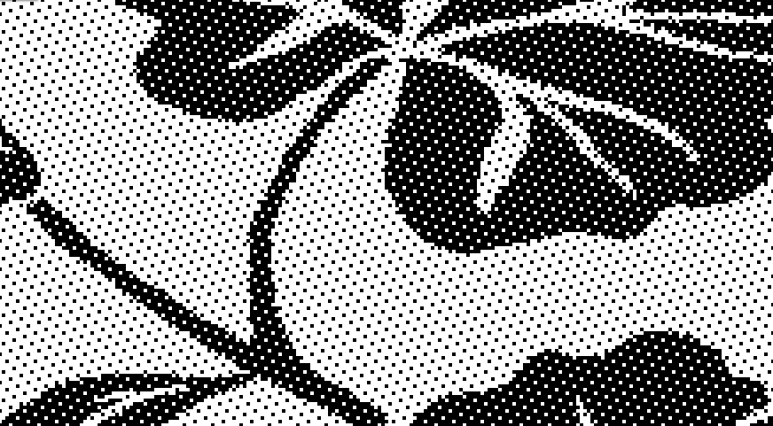 close-up of pattern mårbacka pelargon