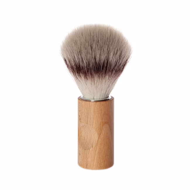 Irishantverk&#39;s shaving brush against a white background.