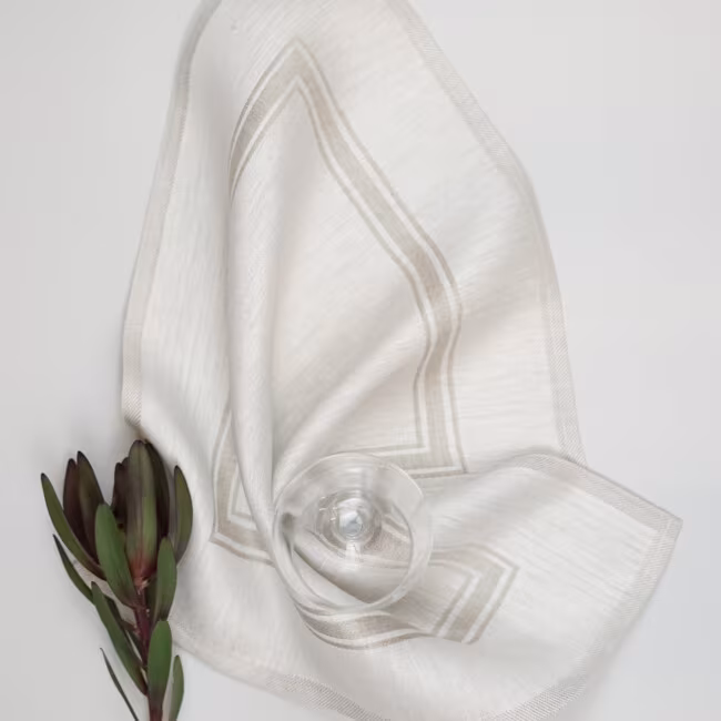 Seaman&#39;s collar-napkin-champagne-class balls-linen cover