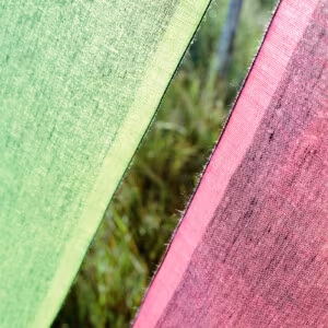 Grying och skymning linne gardin Klässbols Linneväveri Eva Jemt