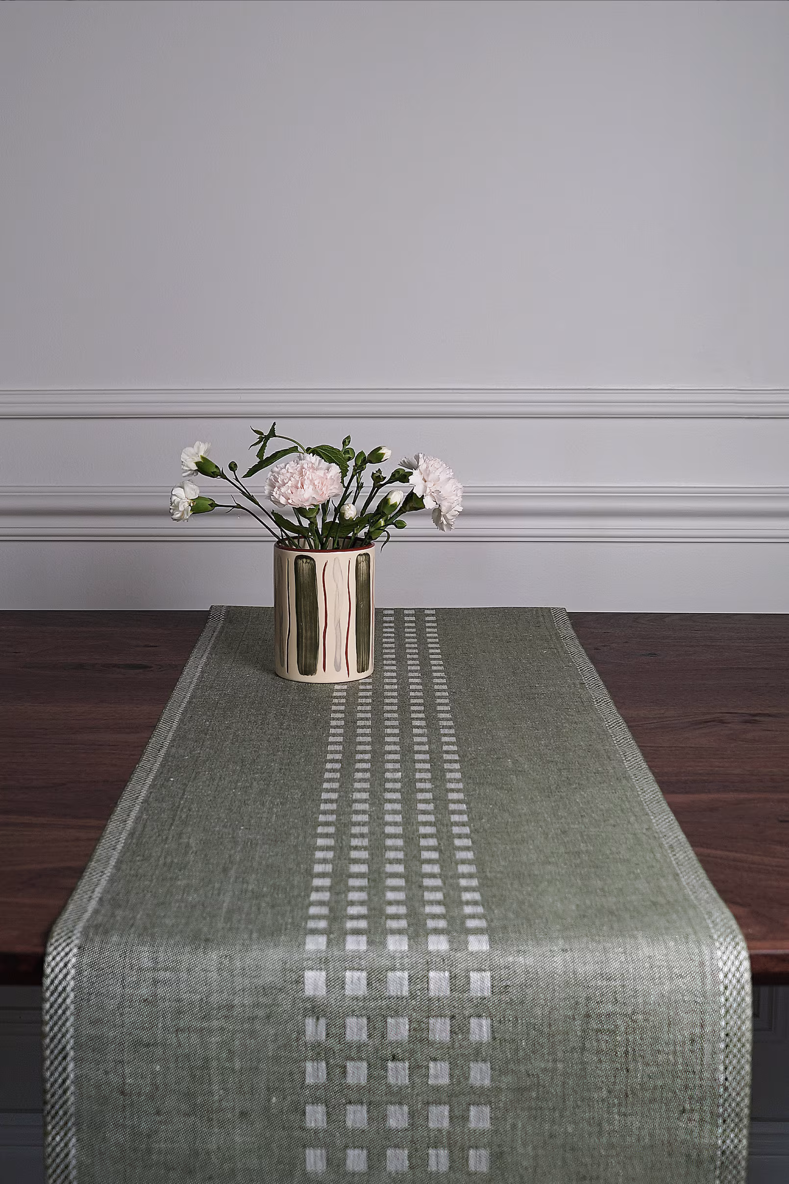solliden-moss-green-table runner